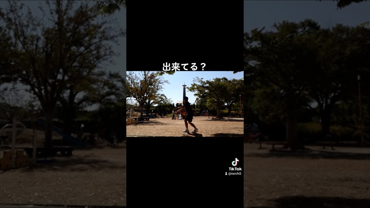 出来ていれば世界記録？シザースジャンプ5回