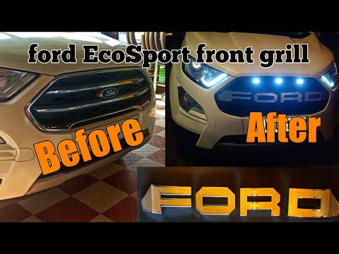 Ford EcoSport front grill with FORD letters in chrome...........