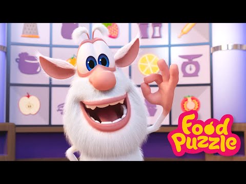 Booba 🍔 Food Puzzle: All Season 1 Episodes Compilation 🍴 Funny cartoons for kids - Booba ToonsTV
