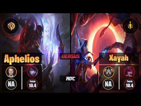 Zven APHELIOS (ADC) [Press the Attack] VS XAYAH - Challenger NA Patch 10.4