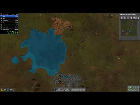 Factorio Speedrun Default Settings 4:07:32