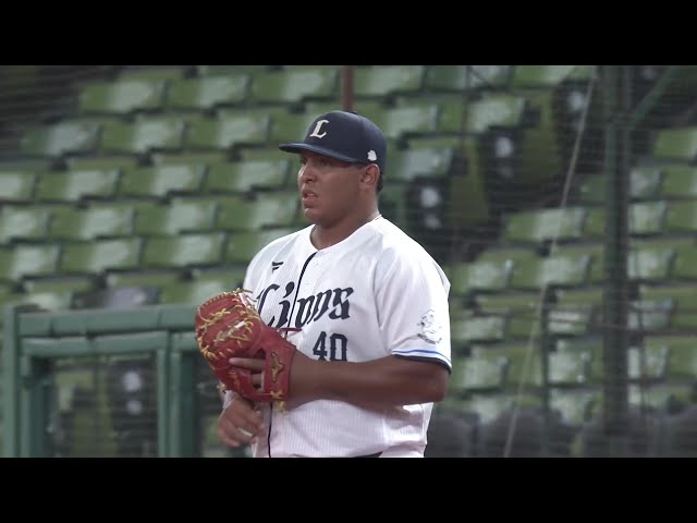 【ファーム】ライオンズ・セデーニョ 強い打球をしっかり止めてアウトを取る!! 2025年7月29日 埼玉西武ライオンズ 対 横浜DeNAベイスターズ