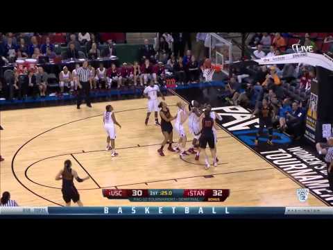 Pac-12 Women's Basketball Tournament: USC 72, Stanford 68