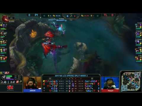 Phoenix1 Vs Team Liquid Game 1 HIGHLIGHTS NA LCS W2D3 2017 Spring Split