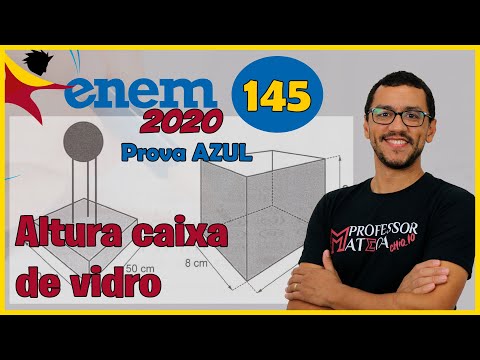 Questão 145 | Prova Azul ENEM 2020 | Altura Miniatura do Troféu