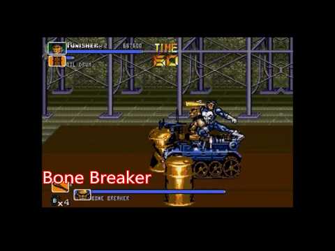 The Punisher Boss Battles (Genesis)