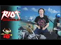 RIOT - OVERKILL ON DRUMS!