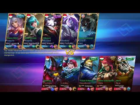 RRQ'Tuturu Mengamuk dan mendapatkan Manica bersam team RRQ Esport