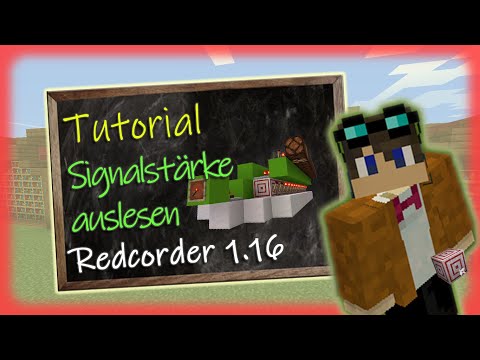 Redstone-Schule Folge 36 - Redcoder 1.16 - Signalstärke auslesen - Tutorial