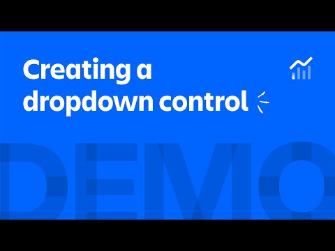 Connect a “Dropdown” control using the control editor | Atlassian Analytics Demos | Atlassian