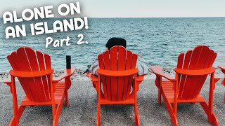 ALONE ON AN ISLAND! Pt. 2 | Backcountry Camping in Ontario | Camping on Flowerpot Island