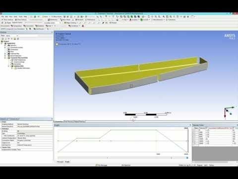 ANSYS ACCS: Simulation of a Composite Rib Using ANSYS Composite Cure Simulation Tool