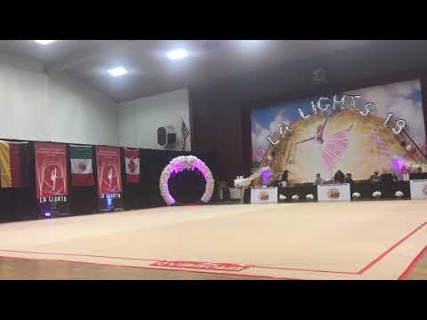 Meleshchuk Yeva (Ukraine) - 15.7 - Clubs - Level 10 Senior - LA Lights 2018