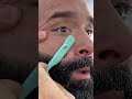 Ultimate ASMR Beard Cleanup Flex Trimmers Hot Lather Razor Finish