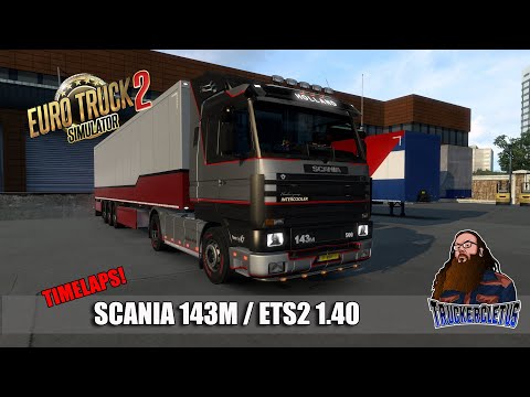 ETS2 / Scania 143 timelapse Amsterdam to Ostrava