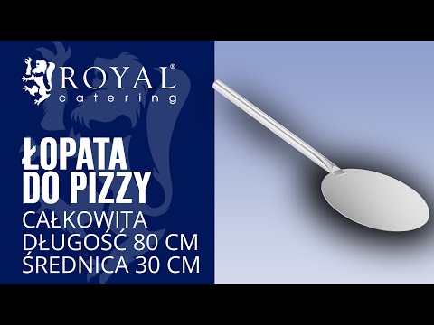 Video - Łopata do pizzy - długość 80 cm - średnica 30 cm