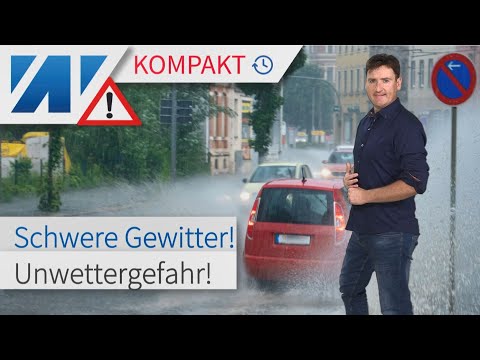 ACHTUNG Wetterwarnung: Schwere Gewitter, Unwetter mit Platzregen und Tornado! Neue Hitze zieht auf.