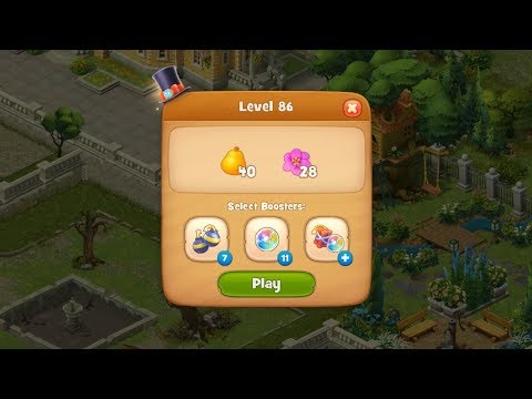 Gardenscapes Level 86 HD 1080p