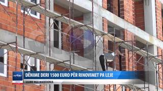 DENIME DERI 1500 EURO PER RINOVIMET PA LEJE
