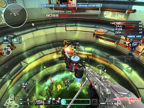 CrossFire 2013 map EMD LAB Kill the boss 1HP!