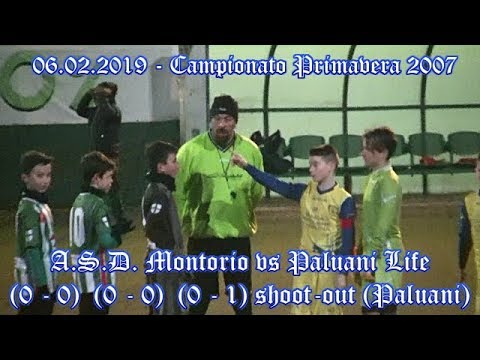 06.02.2019 – A.S.D. MONTORIO vs PALUANI LIFE – CAMPIONATO PRIMAVERILE ESORDIENTI 2007 – HIGHLIGHTS
