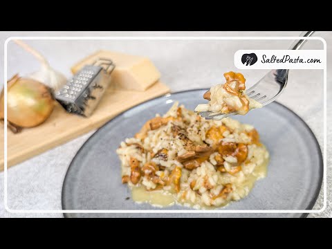 Risotto z kurkami - Najlepszy przepis. Kremowe i aksamitne!
