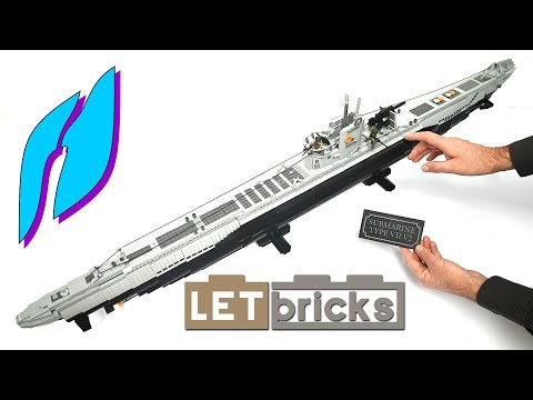 New Arrival from LETbricks: Mocsage U-TYPE Submarine #letbricks #reobrix #lego #submarine #toys #toy