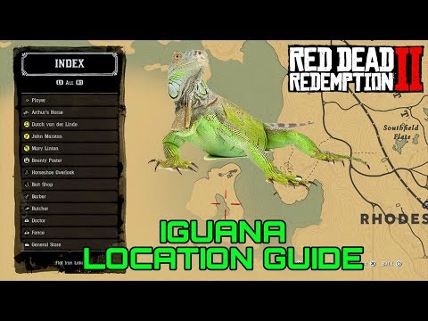 Red Dead Redemption 2 - Iguana Location Guide