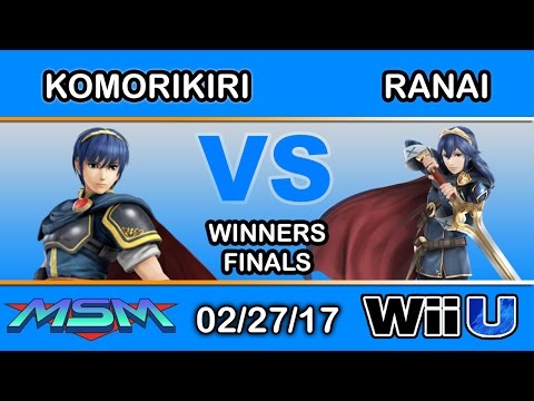 MSM 87 - 2GG | komorikiri (Marth) Vs. Ranai (Lucina) Winners Finals - Smash Wii U