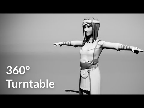 CGC Classic: Creating a 360 Turntable Animation (Blender 2.6)