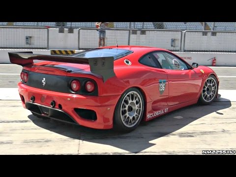 2004 Ferrari 360 GTC Incredible V8 Engine Sound on Track!!
