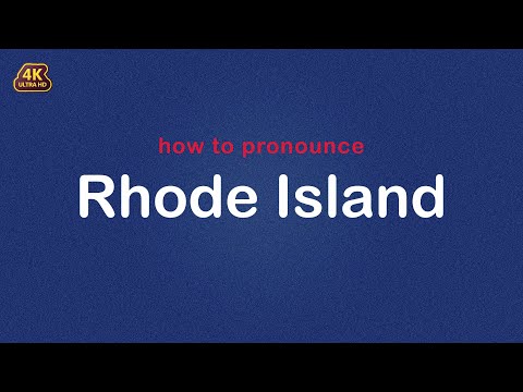 how to pronounce Rhode Island 【United States】