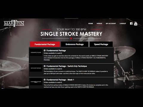 SINGLE STROKE MASTERY - Membership Zone