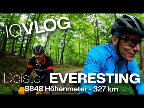 Everesting im Deister: 36x von Barsinghausen zum Fernmeldeturm. 8848 Höhenmeter, 327 km #iqvlog