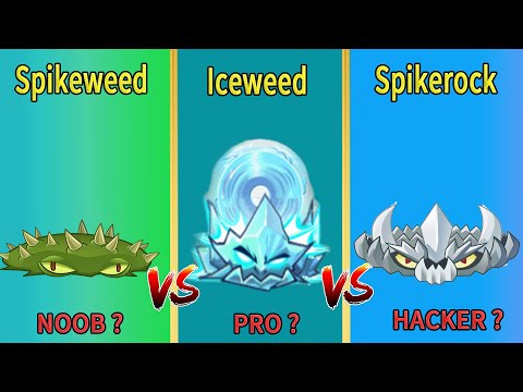 Pvz 2 Gameplay - All Plants Noob vs Pro vs Hacker - Which Plant Will Win ? - PvZ 2 9.3.1 New Update