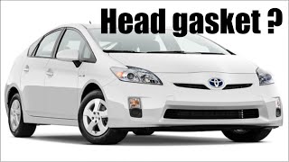How to Diagnose a Bad Head Gasket in a 2010-2015 Toyota Prius!