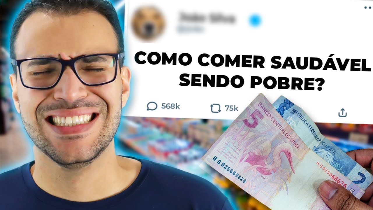 O SEGREDO para COMER SAUDÁVEL GASTANDO POUCO