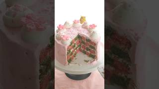 型抜くだけで？！チェック柄ケーキ🎂　#sweets #おうちカフェ #簡単スイーツ #簡単レシピ #cake #スイーツ #料理