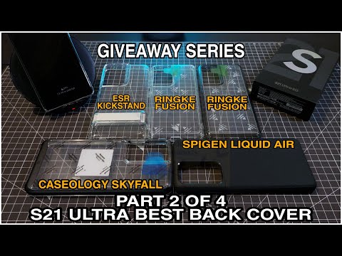 Dėklas Spigen Liquid Air, juodos spalvos – Samsung Galaxy S21 Ultra video