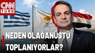 Yunanistan'da Mekke İttifakı Telaşı! Miçotakis'ten Mısır ve Güney Kıbr