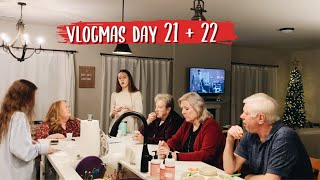 VLOGMAS DAY 21 + 22: weekend in my life- christmas  with family!