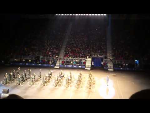 the  royal edinburgh military tattoo ( netherland army bamd on bicyles) 2011