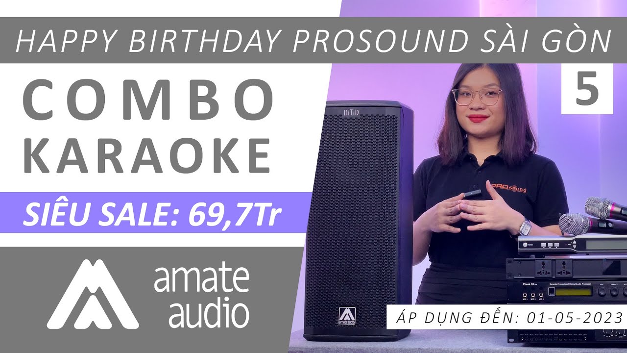Dàn Loa Karaoke Gia Đình - AMATE AUDIO NITID S26P | SIÊU SALE Sinh Nhật PRO Sound Sài Gòn
