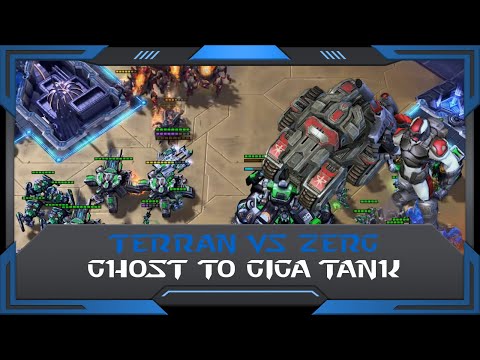 StarCraft 2 (RuFF Highlight): Ghost To Giga Tank