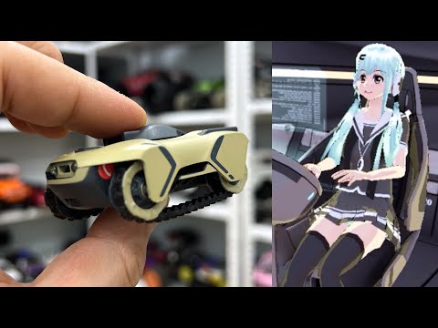 VR, FPV, RC Tank with Anime Girl Co-Pilot