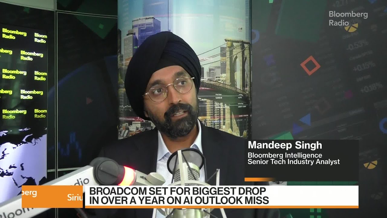 Broadcom Sinks After Disappointing AI Chip Outlook - Bloomberg Podcast