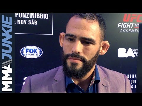 UFC Fight Night 140: Santiago Ponzinibbio full media day interview