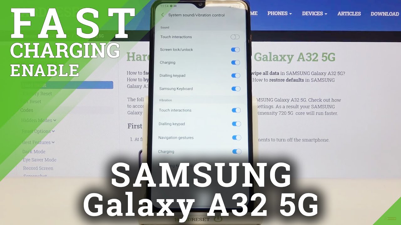 How to Turn Off Fast Charging on SAMSUNG Galaxy A32 5G – Super Fast Charging