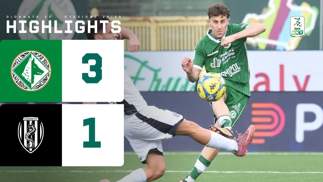 US Avellino 1912 vs Cesena Highlights