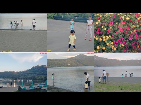 Rocca Di Papa//Lago Di Albano//A Beautiful Lake//একটি গাছে দুই রঙের ফুল😱🤔Super Mom Vlog In Italy